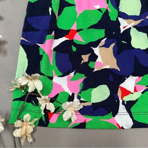 GAP colorful green navy pink soft and stretchy dress, XS. - Picture 2 of 8